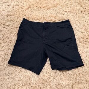 RSQ Men's Black Flat Front Shorts